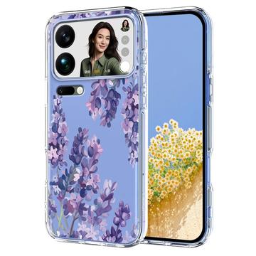Xiaomi 17 Pro Max Husă TPU cu model floral - Glicină