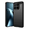 Husă TPU Brushed Xiaomi 17T Pro - Fibră de Carbon