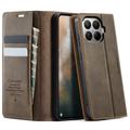 Geantă de portofel cu textură de vițel și blocare RFID Xiaomi 17T Pro Caseme 033 - cafea