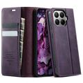 Geantă de portofel cu textură de vițel și blocare RFID Xiaomi 17T Pro Caseme 033 - Violet