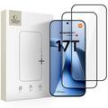 Protector de ecran din sticlă călită Xiaomi 17T Tech-Protect Glass Fit+ - 2 buc. - Negru
