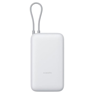 Xiaomi 20000mAh Power Bank cu cablu USB-C integrat 22.5W - Gri deschis
