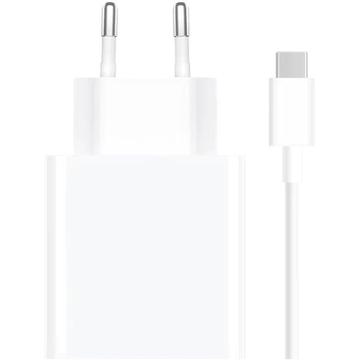 Încărcător de călătorie Xiaomi 33W USB-A cu cablu USB-C MDY-16-EF - alb