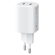 Încărcător de perete Xiaomi 45W Nano Turbo - 2x USB-C - Alb
