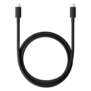 Cablu USB-C la USB-C împletit USB4 pentru Xiaomi 6A, 1m - 40 Gbps, 240W PD3.1, 8K 60Hz
