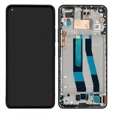 Carcasă Față Și Display LCD Xiaomi Mi 11 Lite 5G 56000200K900 - Negru