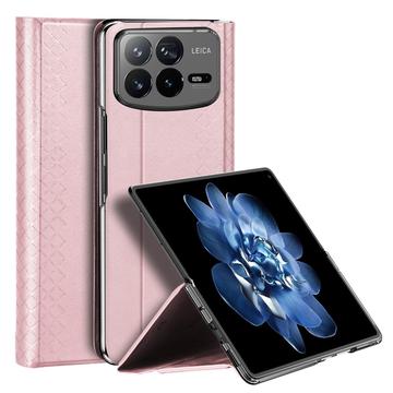Husă Flip Xiaomi Mix Fold 4 - Dux Ducis Bril - Roz