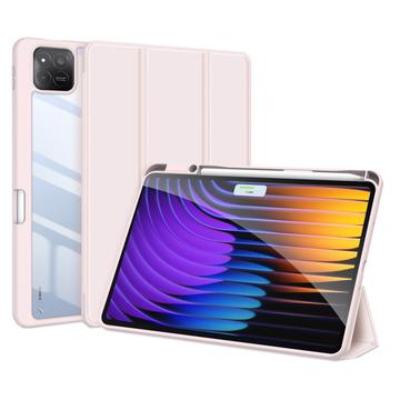 Husă Folio Smart Pliabilă Xiaomi Pad 7/7 Pro - Dux Ducis Toby - Roz Deschis