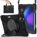 Husă Xiaomi Pad 8/8 Pro cu Curea de Mână - Heavy Duty 360 - Negru