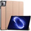 Husă Smart Folio Xiaomi Pad 9 Pro Tri-Fold - Auriu Roze