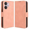 Husă Portofel Xiaomi Poco M6/Redmi 13R - Cardholder - Roz