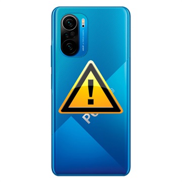 Reparație Capac Baterie Xiaomi Poco F3 - Albastru