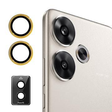 Geam Protecție Obiectiv Cameră Xiaomi Redmi Turbo 3/Poco F6 - Hat Prince - Auriu