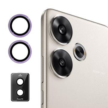 Geam Protecție Obiectiv Cameră Xiaomi Redmi Turbo 3/Poco F6 - Hat Prince - Violet