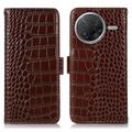Husă Piele Portofel cu RFID Xiaomi Poco F7 Pro - Crocodile