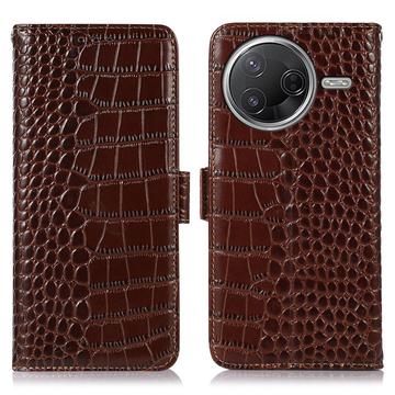Husă Piele Portofel cu RFID Xiaomi Poco F7 Pro - Crocodile