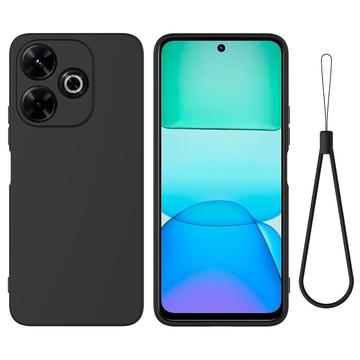 Husă Silicon Xiaomi Poco M6 Plus - Liquid - Negru