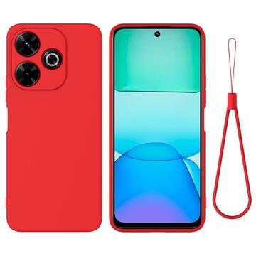 Husă Silicon Xiaomi Poco M6 Plus - Liquid - Roșu