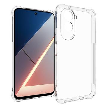 Husă din silicon rezistentă la șocuri Xiaomi Poco M7 Plus/M7 4G - Transparent