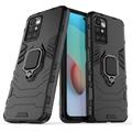 Husă Hibrid cu Suport Inel Xiaomi Redmi 10 - Negru