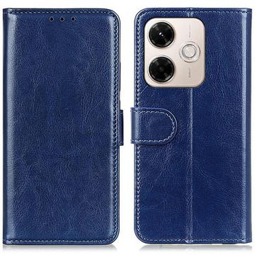 Husă portofel cu suport Xiaomi Redmi 13x - albastru