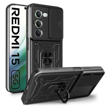 Husă Xiaomi Redmi 15 5G/4G Tech-Protect CamShield Pro - Negru