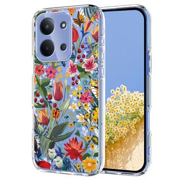Xiaomi Redmi 15C Husă TPU cu model floral - crini