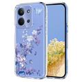 Xiaomi Redmi 15C Husă TPU cu model floral - Violet