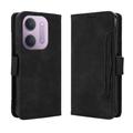 Husă portofel pentru card Xiaomi Redmi 17C 5G - Negru