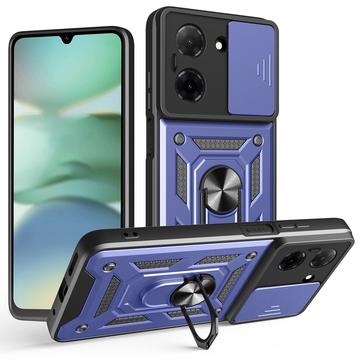 Husă Hibridă Xiaomi Redmi A5 4G/Poco C71 cu Inel Rotativ cu Ecran pentru Cameră