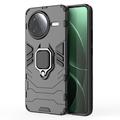 Husă Hibrid Cu Suport Inel Xiaomi Redmi K80/Poco F7 Pro - Negru