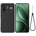 Husă din silicon lichid Xiaomi Redmi K80 Pro/Poco F7 Ultra cu curea de mana