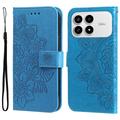 Husă Portofel Xiaomi Redmi K90/Poco F8 Pro - Mandala - Albastru