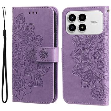 Husă Portofel Xiaomi Redmi K90/Poco F8 Pro - Mandala - Violet
