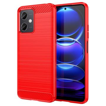 Husă TPU Brushed Xiaomi Redmi Note 12/Poco X5 - Fibră de Carbon