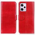 Husă Portofel cu Închidere Magnetică Xiaomi Redmi Note 12 Pro - Roșu