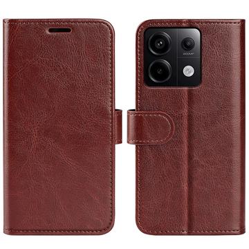 Husă Portofel cu Închidere Magnetică Xiaomi Redmi Note 13 Pro - Maro