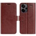Husă Portofel cu Închidere Magnetică Xiaomi Redmi Note 13 Pro+ - Maro