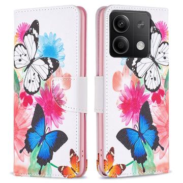 Husă Portofel Xiaomi Redmi Note 13 - Wonder - Fluturi
