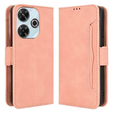 Husă Portofel Xiaomi Redmi Note 13R/Redmi 13/Poco M6 4G - Cardholder - Roz