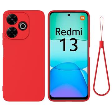 Husă Silicon Xiaomi Redmi Note 13R/Redmi 13/Poco M6 4G - Liquid - Roșu