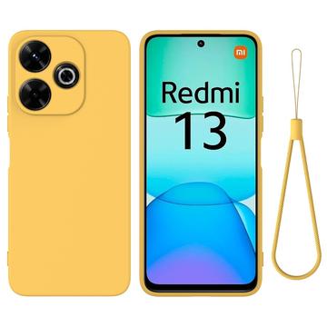 Husă Silicon Xiaomi Redmi Note 13R/Redmi 13/Poco M6 4G - Liquid - Galben