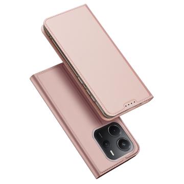 Husă Flip Xiaomi Redmi Note 14 4G - Dux Ducis Skin Pro - Roz