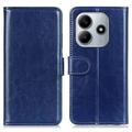 Husă Portofel cu Închidere Magnetică Xiaomi Redmi Note 14 4G - Albastru