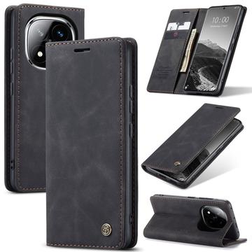 Husă Portofel Xiaomi Redmi Note 14 Pro 5G/14 Pro+ 5G/Poco X7 - Caseme 013 - Negru