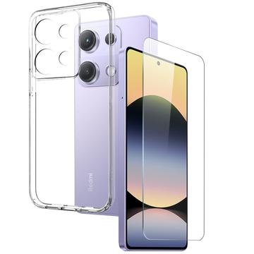 Set de Protecție Xiaomi Redmi Note 14S - Northjo 2-în-1 - Clar