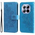 Husă Portofel Xiaomi Redmi Note 15 Pro 5G - Mandala - Albastru