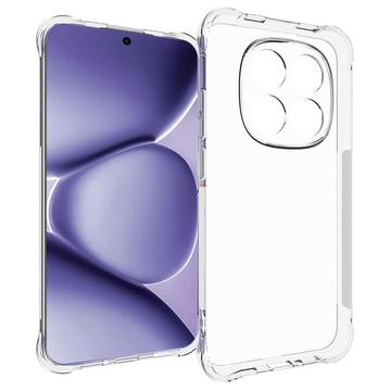 Husă din silicon rezistentă la șocuri Xiaomi Redmi Note 15 Pro 5G - Transparent