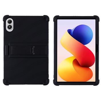 Husă din silicon Xiaomi Redmi Pad 2 Pro cu Kickstand - Negru