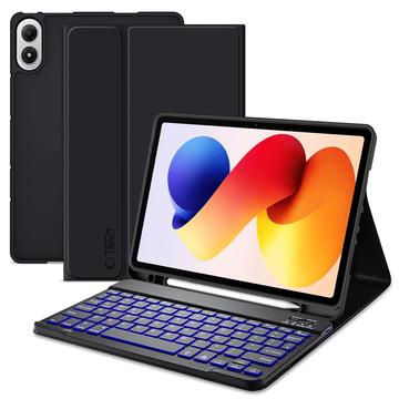 Husă cu tastatură Bluetooth Xiaomi Redmi Pad 2 Pro/Poco Pad M1 Tech-Protect SmartCase Pen - Negru